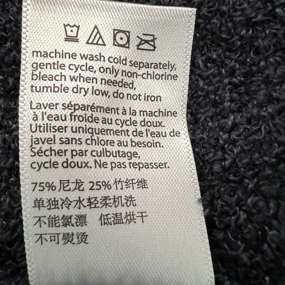 Barefoot Dreams Cozy Chic Lite Slate Blue Open Front Cardigan Size S/M - Picture 11 of 11